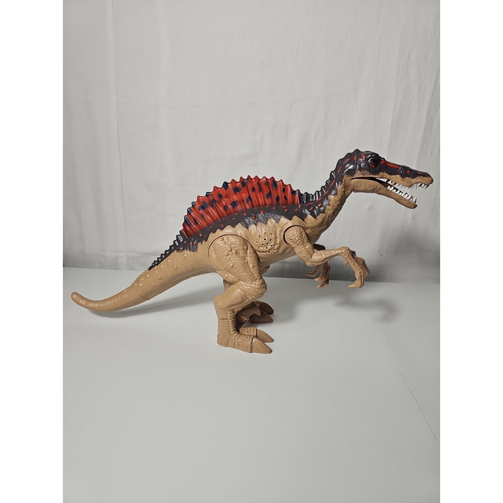 Chap Mei Spinosaurus Dinosaur Toy Sound Blue Light Glow Dino Valley Figure VTG